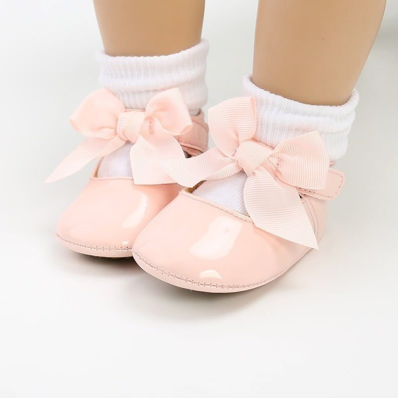 Newborn Baby Shoes Baby Boy Girl Shoes Girl Classic Bowknot Rubber Sole Anti-slip PU Dress Shoes First Walker Toddler Crib Shoes Newborn Baby Shoes Baby Boy Girl Shoes Girl Classic Bowknot Rubber Sole Anti-slip PU Dress Shoes First Walker Toddler Crib Shoes