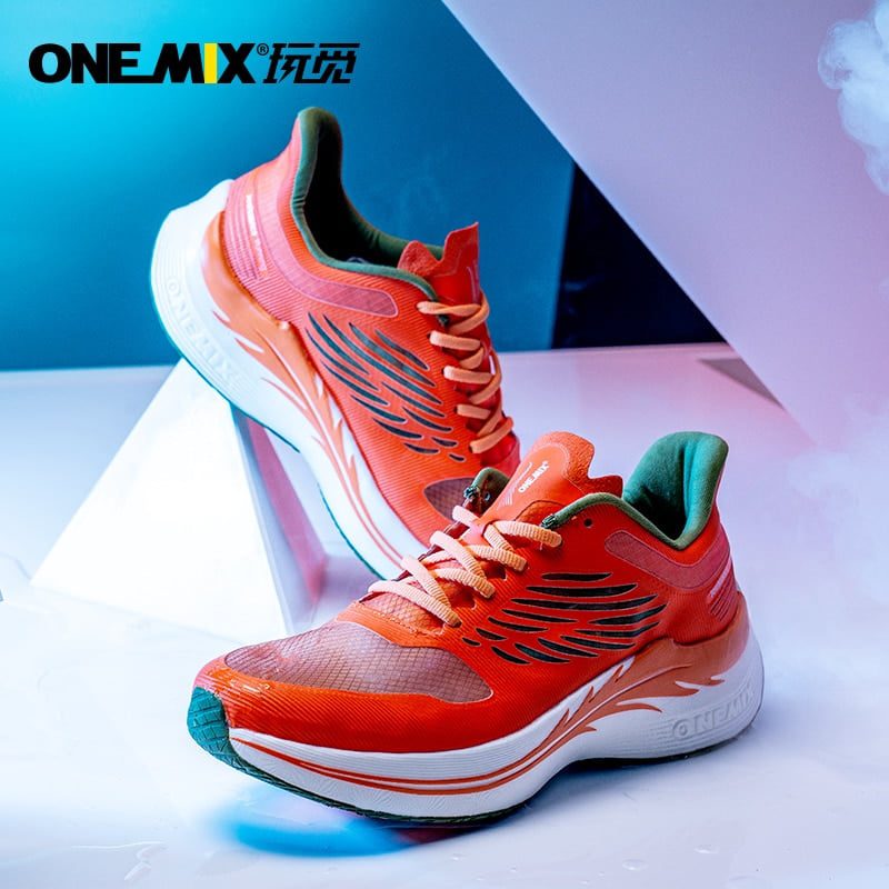 ONEMIX 2023 Breathable Men Running Shoes Sports Wild Casual Soft Comfortable New Trend Walking Shoes for Outdoor Male Sneakers