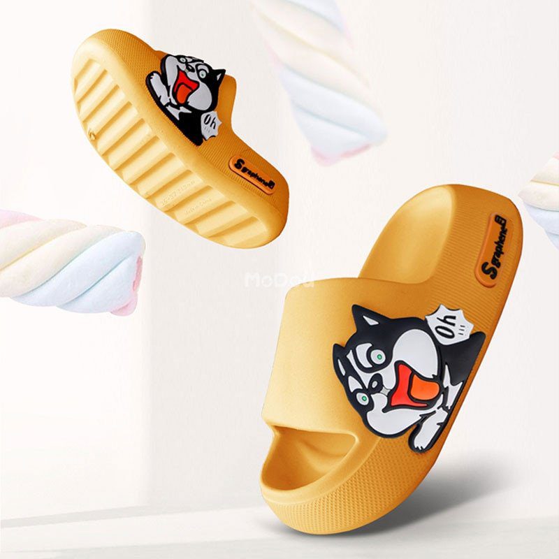 Mo Dou 2023 New Summer Slippers Cute Dog Sticker Thick Sole Soft Women Sandals Bathroom Beach Indoor Outdoor Men Slides Cool Mo Dou 2023 New Summer Slippers Cute Dog Sticker Thick Sole Soft Women Sandals Bathroom Beach Indoor Outdoor Men Slides Cool