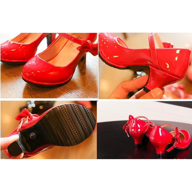 2022 New Girls Leather Shoes Autumn Bowtie Sandals 2019 New Children Shoes High Heels Princess Sweet Sandals For Girls 2022 New Girls Leather Shoes Autumn Bowtie Sandals 2019 New Children Shoes High Heels Princess Sweet Sandals For Girls