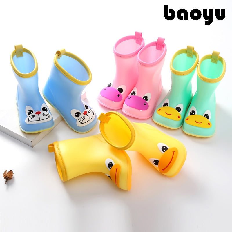 Children Rain Boots Rubber Boots Kids Water Shoes PVC Baby Cartoon Waterproof Non-slip Warm Winter Children Rain Boots Rubber Boots Kids Water Shoes PVC Baby Cartoon Waterproof Non-slip Warm Winter