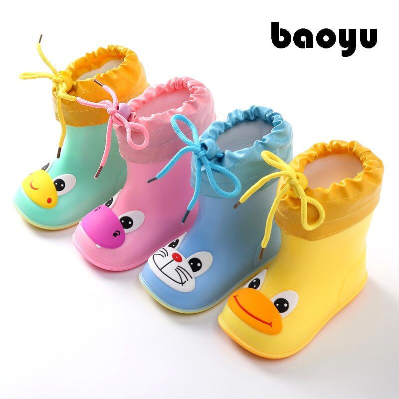 Children Rain Boots Rubber Boots Kids Water Shoes PVC Baby Cartoon Waterproof Non-slip Warm Winter Children Rain Boots Rubber Boots Kids Water Shoes PVC Baby Cartoon Waterproof Non-slip Warm Winter