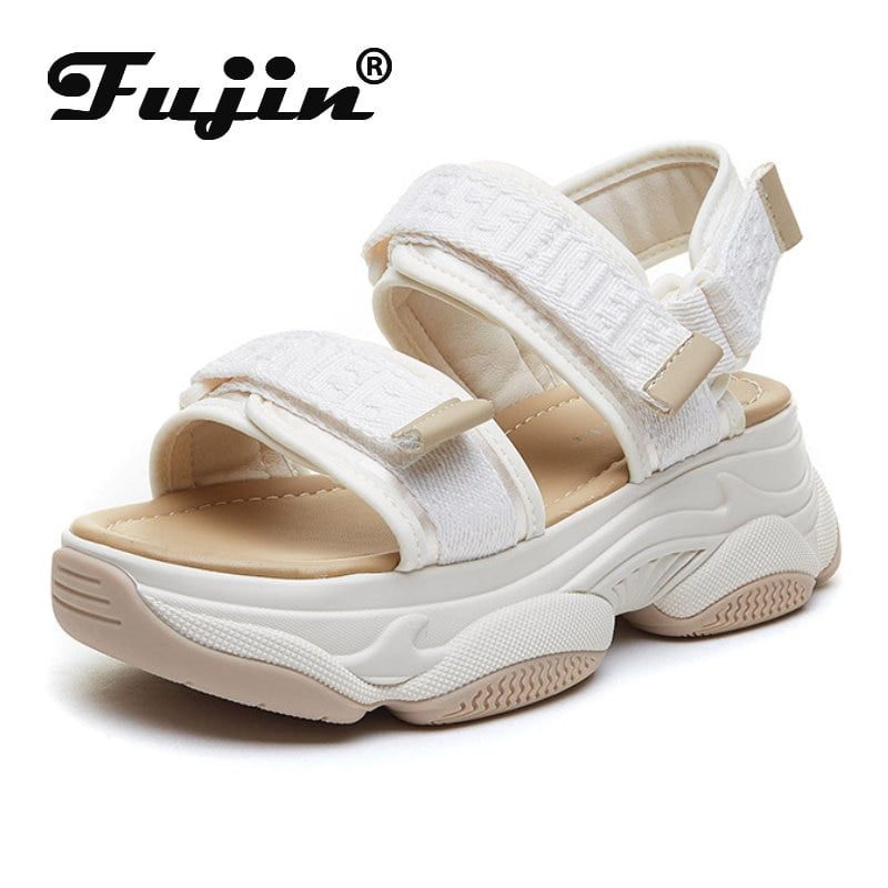 Fujin 2022 Hot Sale Women Shoes Summer New Style Women's Sandals Platform Mujer Sandalias Comfortable Flip Flops Women Shoes