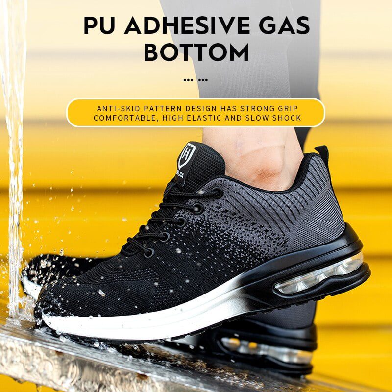 Lightweight Safety Shoes Women Men Air Cushion Work Sneakers Steel Toe Shoes Indestructible Safety Boots Anti-smash Work Shoes Lightweight Safety Shoes Women Men Air Cushion Work Sneakers Steel Toe Shoes Indestructible Safety Boots Anti-smash Work Shoes