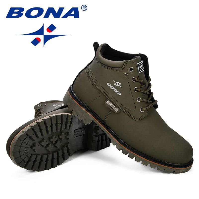 BONA Spring & Autumn Men Boots Split Leather Men Casual Fahsion Ankle Boots Outdoor Comfortable Men Leather Boots For Men Shoes BONA Spring & Autumn Men Boots Split Leather Men Casual Fahsion Ankle Boots Outdoor Comfortable Men Leather Boots For Men Shoes