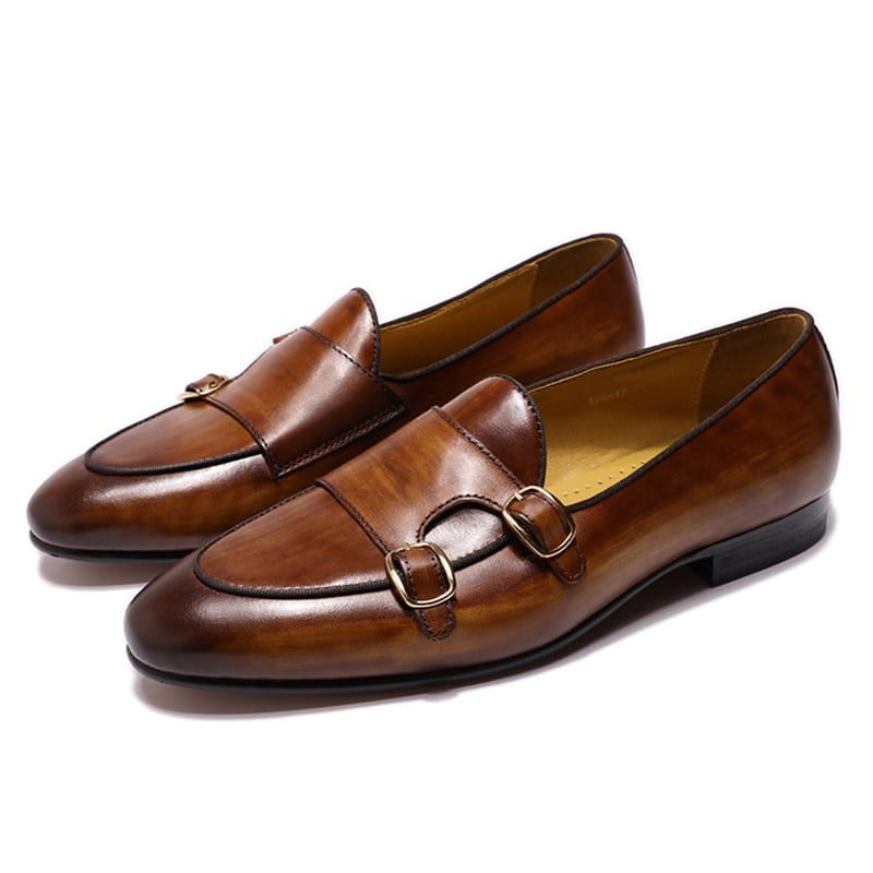 Genuine leather loafers