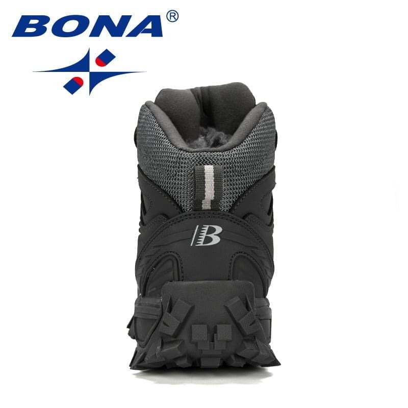 BONA New Designers Cow Split Warm Boots Men Fashion High Top Sneakers Male Winter Botas Hombre Boots Snow Shoes Comfortable BONA New Designers Cow Split Warm Boots Men Fashion High Top Sneakers Male Winter Botas Hombre Boots Snow Shoes Comfortable