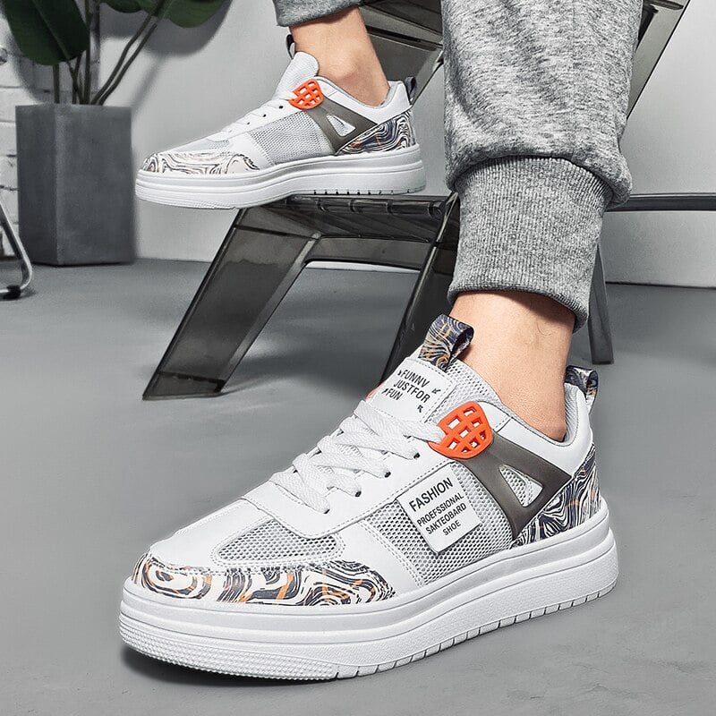 Brand Men PU Leather Skateboarding Shoes Superstar Sneakers Thick Sole Top Boots Male Sport Shoe Zapatillas Hombre Mens Footwear Brand Men PU Leather Skateboarding Shoes Superstar Sneakers Thick Sole Top Boots Male Sport Shoe Zapatillas Hombre Mens Footwear