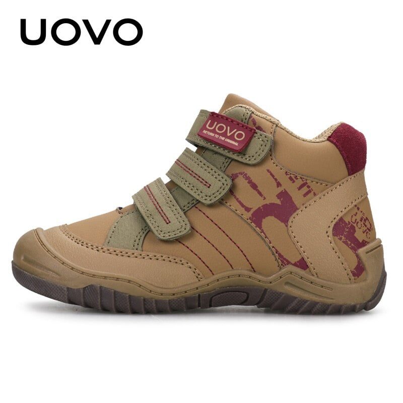 2022 UOVO New Arrival Mid-Calf Hiking Fashion Kids Sport Shoes Brand Outdoor Children Casual Sneakers For Boys Size #26-36 2022 UOVO New Arrival Mid-Calf Hiking Fashion Kids Sport Shoes Brand Outdoor Children Casual Sneakers For Boys Size #26-36