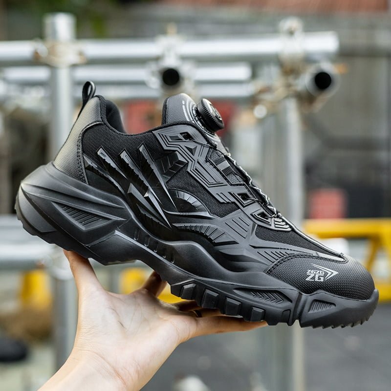 2023 New Technology Mecha Safety Work Shoes High-end Design Swivel Button Tie Breathable Indestructible Male Anti-smashing Boots 2023 New Technology Mecha Safety Work Shoes High-end Design Swivel Button Tie Breathable Indestructible Male Anti-smashing Boots