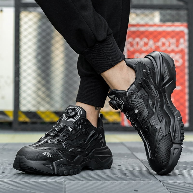 2023 New Technology Mecha Safety Work Shoes High-end Design Swivel Button Tie Breathable Indestructible Male Anti-smashing Boots 2023 New Technology Mecha Safety Work Shoes High-end Design Swivel Button Tie Breathable Indestructible Male Anti-smashing Boots