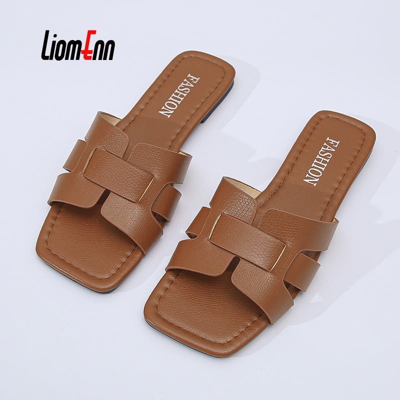 Summer Slippers Women Flat Luxury Outdoor Beach Flip Flops Female Sandals Trend Brand Design Slides Shoes Woman 2023 Big Size 43 Summer Slippers Women Flat Luxury Outdoor Beach Flip Flops Female Sandals Trend Brand Design Slides Shoes Woman 2023 Big Size 43