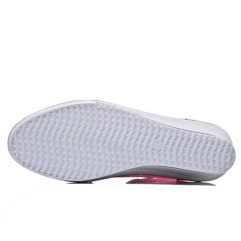 Zapatos informales de plataforma alta para mujer, zapatillas de deporte de malla, de lona, de tacón alto, transpirables, novedad Zapatos informales de plataforma alta para mujer, zapatillas de deporte de malla, de lona, de tacón alto, transpirables, novedad