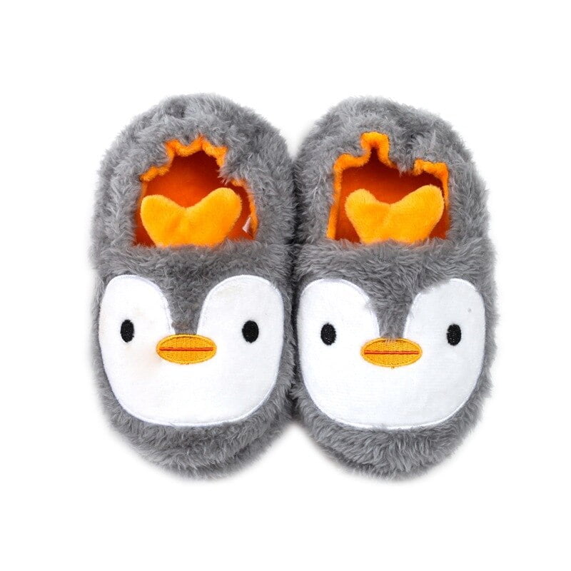 Pantuflas de algodón para niños y niñas, zapatos cómodos y cálidos para bebés, pantuflas de felpa de animales para interiores, invierno, 2022 Pantuflas de algodón para niños y niñas, zapatos cómodos y cálidos para bebés, pantuflas de felpa de animales para interiores, invierno, 2022