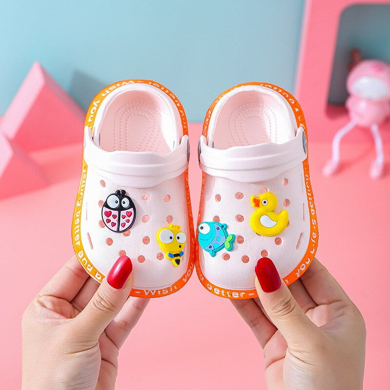 Sandalias de verano para bebé, zapatos de dibujos animados, para jardín, 2023