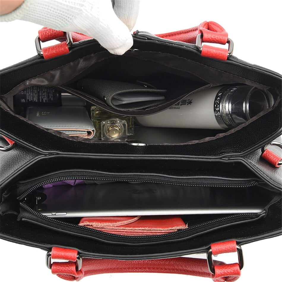 2 Layers Ladies Quality Leather Letter Shoulder Bags for Women 2021 Luxury Handbags Women Bags Designer Large Capacity Tote Bag 2 Layers Ladies Quality Leather Letter Shoulder Bags for Women 2021 Luxury Handbags Women Bags Designer Large Capacity Tote Bag