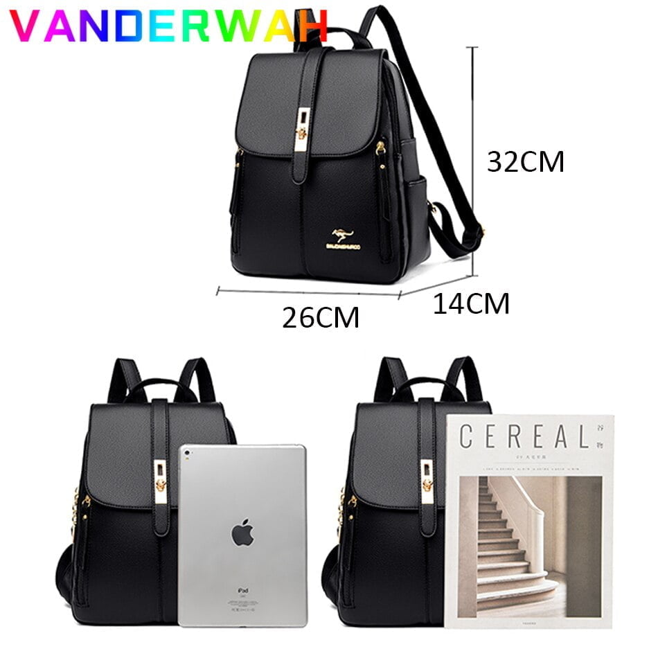 Genuine Brand Women Leather Backpack High Quality Female Back Pack for Girls School Bags Travel Bagpack Ladies Bookbag Rucksack Genuine Brand Women Leather Backpack High Quality Female Back Pack for Girls School Bags Travel Bagpack Ladies Bookbag Rucksack