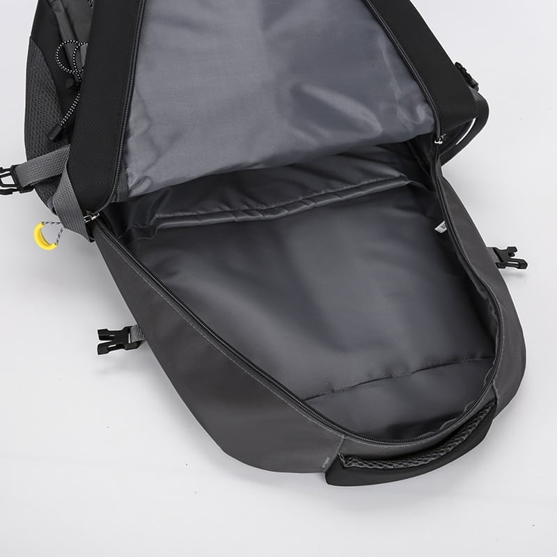 Mochila de Montañismo negra para hombre y mujer, mochila deportiva para jóvenes, mochila de equipaje multifunción, bolsa de viaje para senderismo Mochila de Montañismo negra para hombre y mujer, mochila deportiva para jóvenes, mochila de equipaje multifunción, bolsa de viaje para senderismo