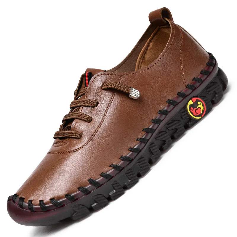Women’s Leather Casual Shoes – Lace-Up Flats Women’s Leather Casual Shoes – Lace-Up Flats