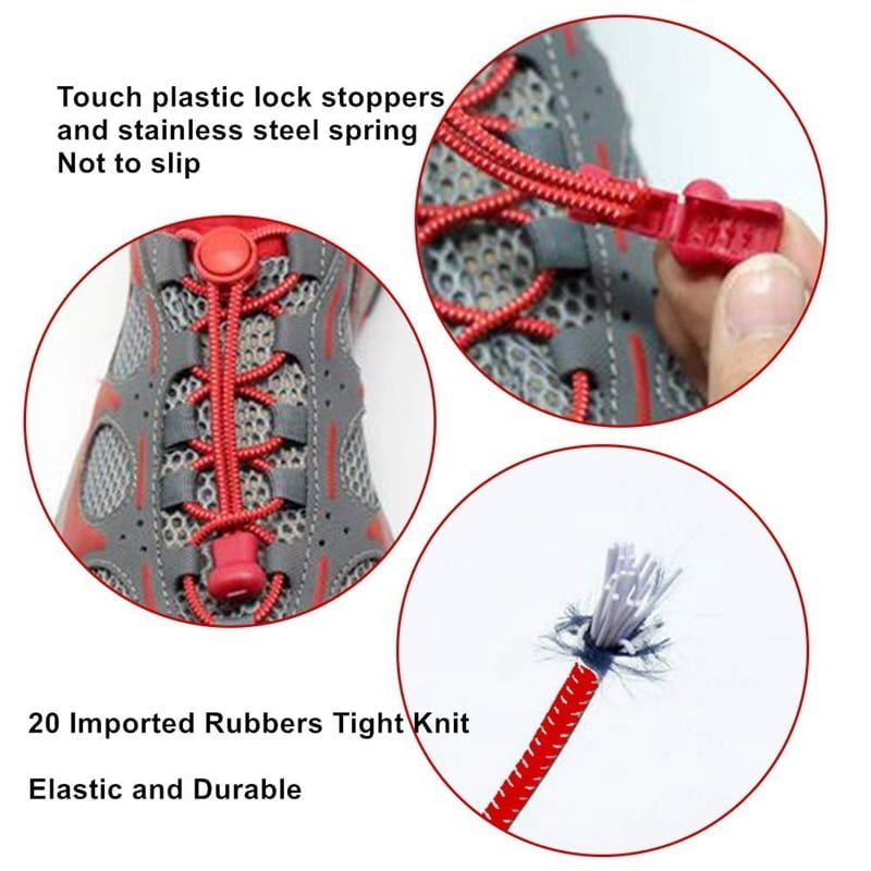 1 Pair 22 Colors Elastic Shoelaces Round Locking No Tie Shoe Laces Kids Adult Quick Lazy Laces Rubber Sneakers Shoelace T1 1 Pair 22 Colors Elastic Shoelaces Round Locking No Tie Shoe Laces Kids Adult Quick Lazy Laces Rubber Sneakers Shoelace T1