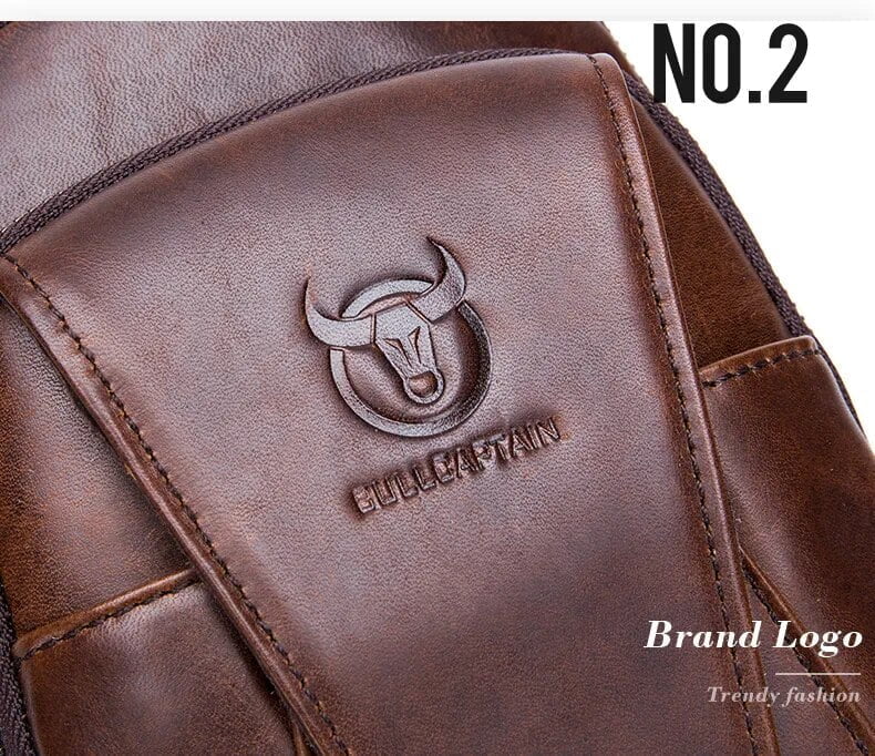 Genuine leather men’s chest bag Genuine leather men's chest bag