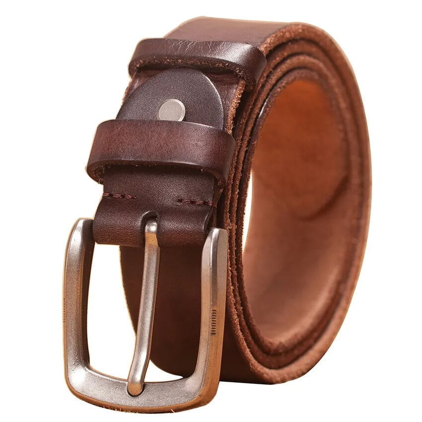 Men’s belt leather belt men male genuine leather strap brown cow leather belt for men pin buckle vintage jeans cintos masculinos Men's belt leather belt men male genuine leather strap brown cow leather belt for men pin buckle vintage jeans cintos masculinos