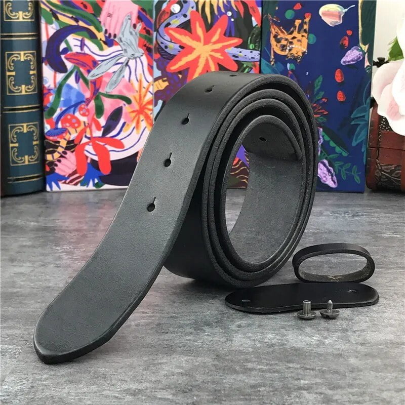 TOP Quality Leather Belts Without Buckles Men Belt Ceinture Homme Mens Leather Belts Without Buckles 105-125CM SP05 TOP Quality Leather Belts Without Buckles Men Belt Ceinture Homme Mens Leather Belts Without Buckles 105-125CM SP05
