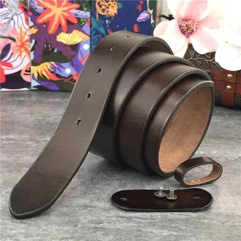 TOP Quality Leather Belts Without Buckles Men Belt Ceinture Homme Mens Leather Belts Without Buckles 105-125CM SP05 TOP Quality Leather Belts Without Buckles Men Belt Ceinture Homme Mens Leather Belts Without Buckles 105-125CM SP05