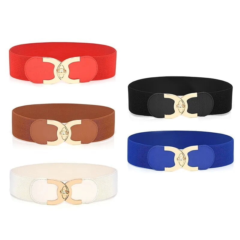 New Fashion 1PC 6x68cm Korean Style Buckle Elastic Wide Belt Wide Cummerbund Strap Belt Waist Female Women Accessories New Fashion 1PC 6x68cm Korean Style Buckle Elastic Wide Belt Wide Cummerbund Strap Belt Waist Female Women Accessories