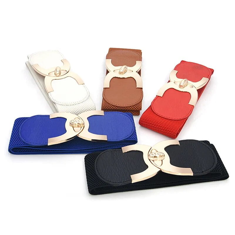 New Fashion 1PC 6x68cm Korean Style Buckle Elastic Wide Belt Wide Cummerbund Strap Belt Waist Female Women Accessories New Fashion 1PC 6x68cm Korean Style Buckle Elastic Wide Belt Wide Cummerbund Strap Belt Waist Female Women Accessories