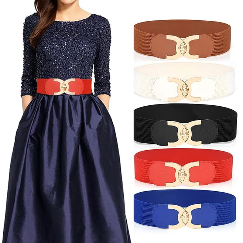 New Fashion 1PC 6x68cm Korean Style Buckle Elastic Wide Belt Wide Cummerbund Strap Belt Waist Female Women Accessories New Fashion 1PC 6x68cm Korean Style Buckle Elastic Wide Belt Wide Cummerbund Strap Belt Waist Female Women Accessories