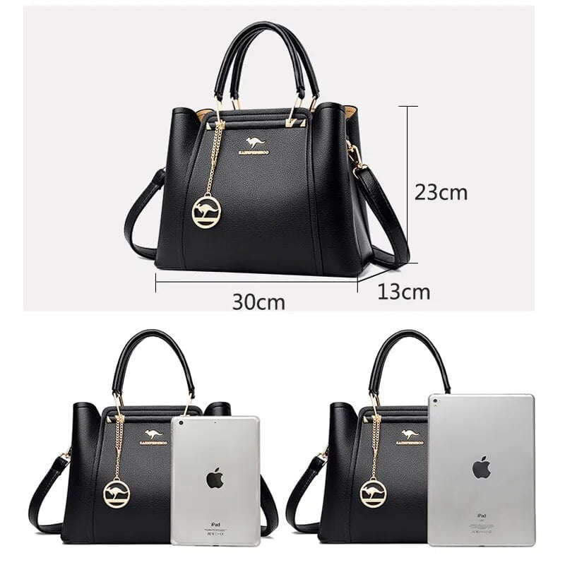 Women Soft Leather Handbags Luxury Designer 3 Layers Shoulder Crossbody Bags Ladies Large Capacity Shopping Brand Messenger Tote Women Soft Leather Handbags Luxury Designer 3 Layers Shoulder Crossbody Bags Ladies Large Capacity Shopping Brand Messenger Tote