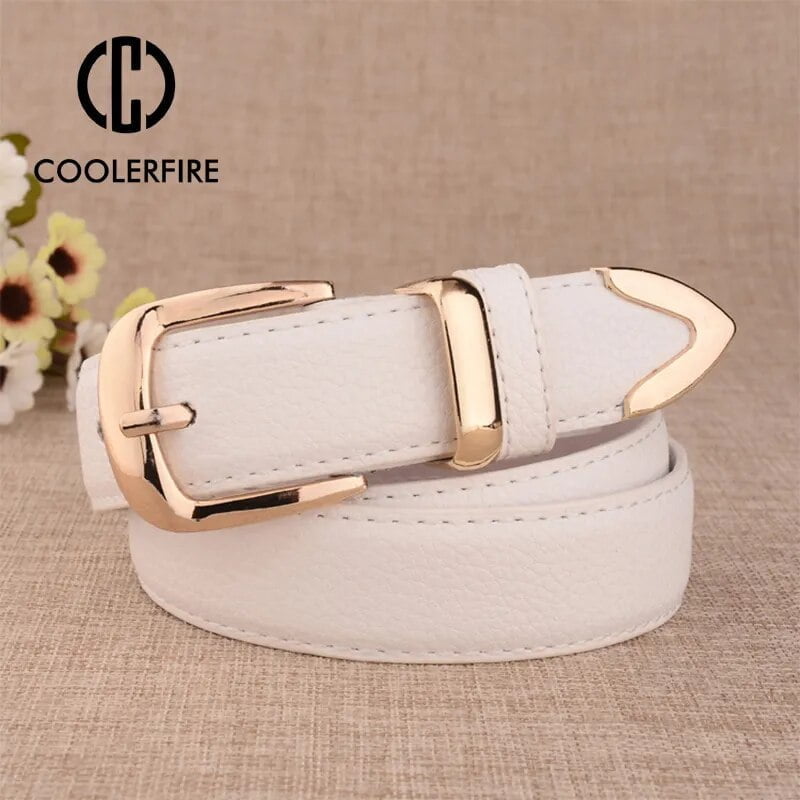 Fashion Women Genuine Leather Belts High Quality Gold Buckle Best Matching Dress Jeans Belts for Lady LB2146 Fashion Women Genuine Leather Belts High Quality Gold Buckle Best Matching Dress Jeans Belts for Lady LB2146