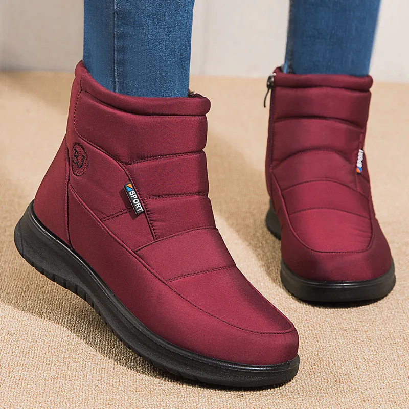 2023 New Women Boots Waterproof Snow Boots For Winter Shoes Women Zipper Ankle Boots Winter Botas Femininas Keep Warm Botines 2023 New Women Boots Waterproof Snow Boots For Winter Shoes Women Zipper Ankle Boots Winter Botas Femininas Keep Warm Botines
