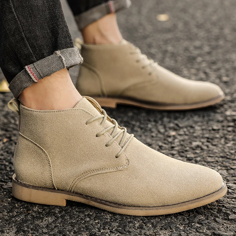 Fashion Ankle Boots For Men Winter Boot British Style Classic Suede Boots Casual Shoe Work Footwear Botas Zapatos Hombre Fashion Ankle Boots For Men Winter Boot British Style Classic Suede Boots Casual Shoe Work Footwear Botas Zapatos Hombre