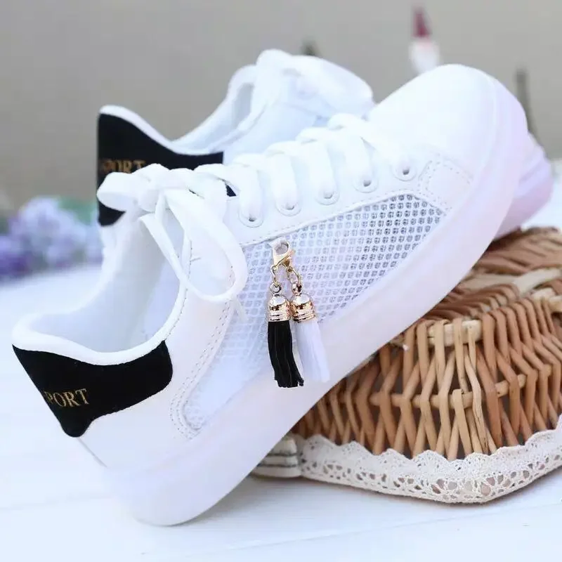 Women Sneaker Breathable Students Casual Shoes Sports for Girl Flat Mesh White Shoes Vulcanize Desginer 2023 Women Sneaker Breathable Students Casual Shoes Sports for Girl Flat Mesh White Shoes Vulcanize Desginer 2023