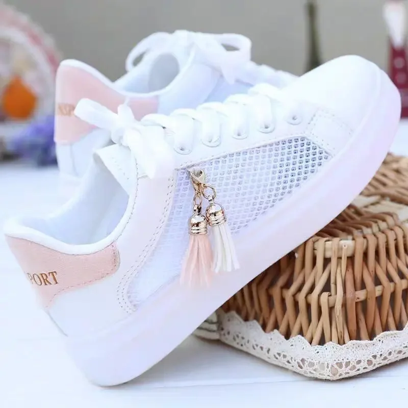 Women Sneaker Breathable Students Casual Shoes Sports for Girl Flat Mesh White Shoes Vulcanize Desginer 2023 Women Sneaker Breathable Students Casual Shoes Sports for Girl Flat Mesh White Shoes Vulcanize Desginer 2023