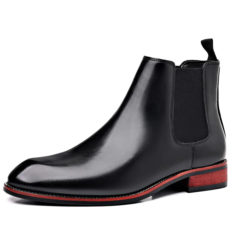 Men’s Classic Retro Chelsea Boots Mens Fashion Leather Ankle Boots Men British Style Short Boots High-top Casual Shoes Men's Classic Retro Chelsea Boots Mens Fashion Leather Ankle Boots Men British Style Short Boots High-top Casual Shoes