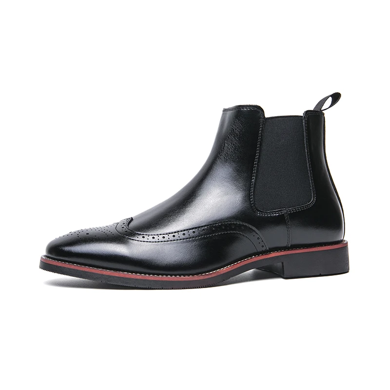 Men’s Classic Retro Chelsea Boots Mens Fashion Leather Ankle Boots Men British Style Short Boots High-top Casual Shoes Men's Classic Retro Chelsea Boots Mens Fashion Leather Ankle Boots Men British Style Short Boots High-top Casual Shoes