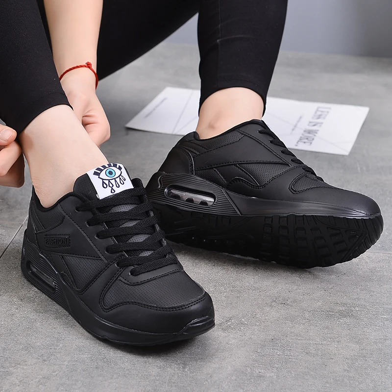 New Brand Womens Air Cushion Sport Shoes Casual Running Shoes Soft Bottom Gym Shoes Ladies Fitness Sneakers Lace-Up Zapatillas New Brand Womens Air Cushion Sport Shoes Casual Running Shoes Soft Bottom Gym Shoes Ladies Fitness Sneakers Lace-Up Zapatillas
