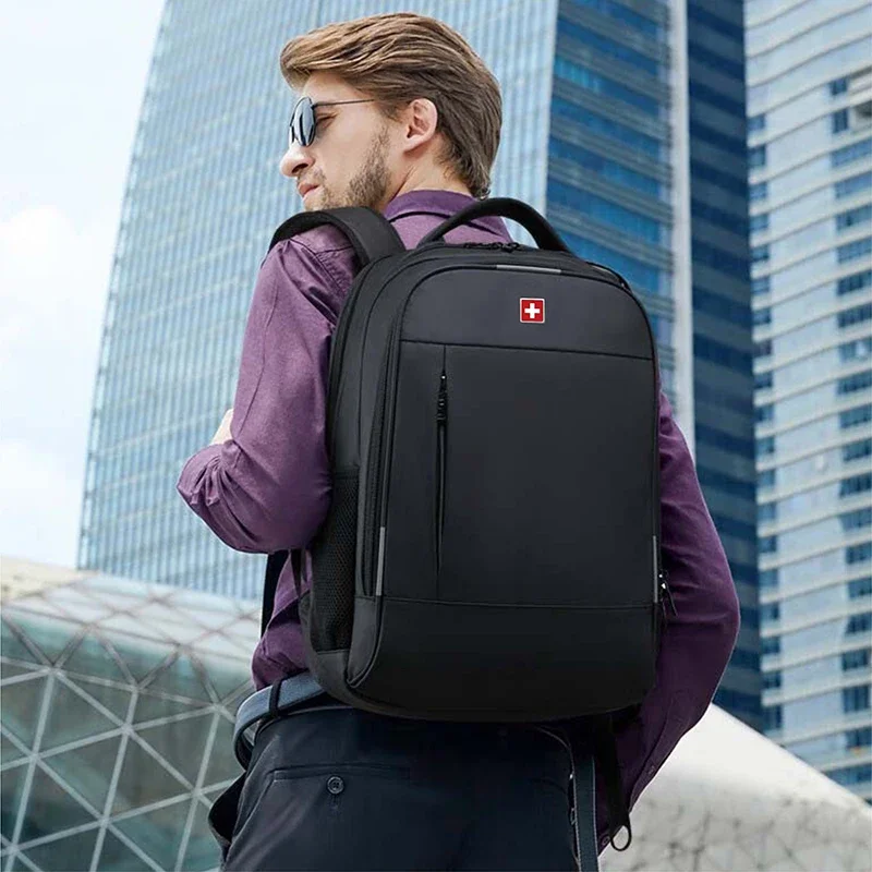SWISS MILITARY 17 Inch Laptop Backpack Waterproof Large Capacity Fashion Business Backpack Men’s School Backpack Office Backpack SWISS MILITARY 17 Inch Laptop Backpack Waterproof Large Capacity Fashion Business Backpack Men's School Backpack Office Backpack