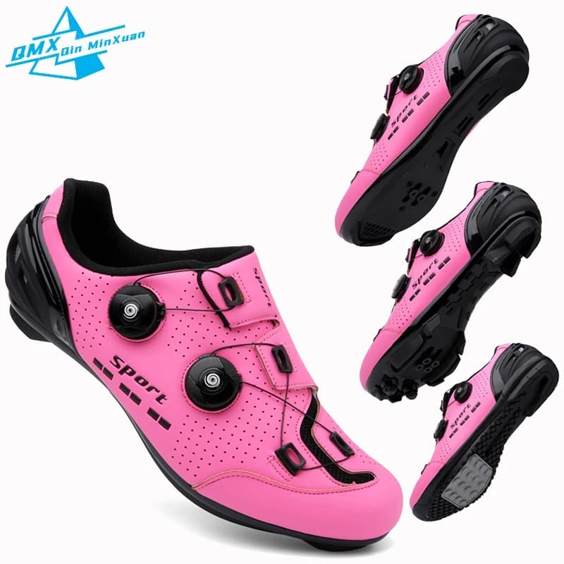 Men Cycling Shoes Road Bike Women Pink Racing Bike Self-Locking Speed Bicycle Sneakers Flat Cleats Mountain Cycling Footwea Men Cycling Shoes Road Bike Women Pink Racing Bike Self-Locking Speed Bicycle Sneakers Flat Cleats Mountain Cycling Footwea