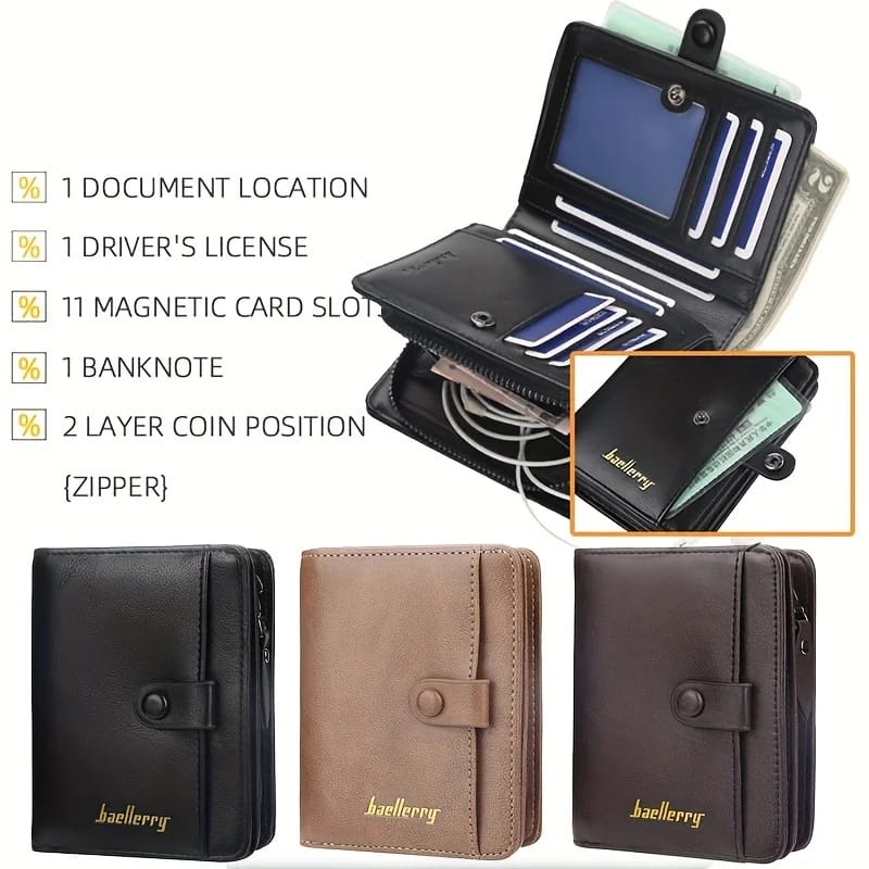 Personalized Name Zipper Coin Pocket Wallet for Men Custom Engrave Name High Quality PU Leather Short Wallets Father’s Day Gift Personalized Name Zipper Coin Pocket Wallet for Men Custom Engrave Name High Quality PU Leather Short Wallets Father's Day Gift