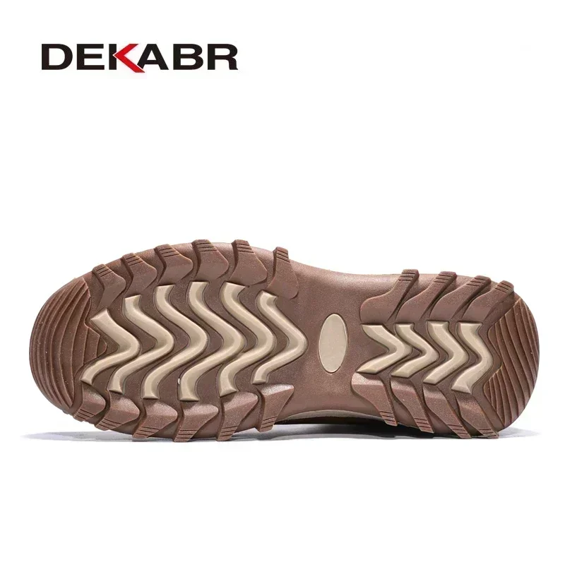 DEKABR Winter Warm Men Boots Genuine Leather Fur Plus Men Snow Boots Handmade Waterproof Working Ankle Boots High Top Men Shoes DEKABR Winter Warm Men Boots Genuine Leather Fur Plus Men Snow Boots Handmade Waterproof Working Ankle Boots High Top Men Shoes