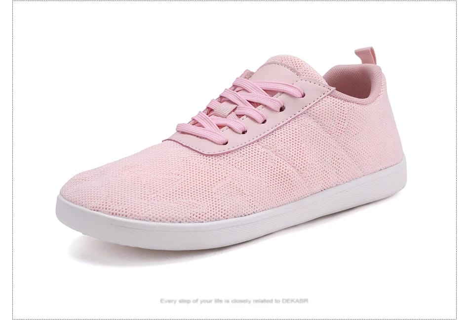DEKABR Men Wide Barefoot Shoes White Pink Lightweight Breathable Soft Minimalist Casual Men’s Sneakers Large Size DEKABR Men Wide Barefoot Shoes White Pink Lightweight Breathable Soft Minimalist Casual Men's Sneakers Large Size
