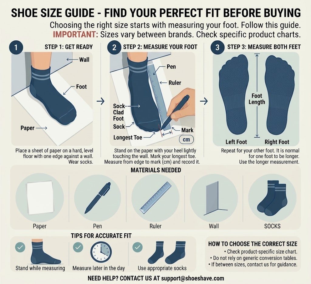 Shoe Size Chart Shoe Size Chart
Find the Right Shoe Size